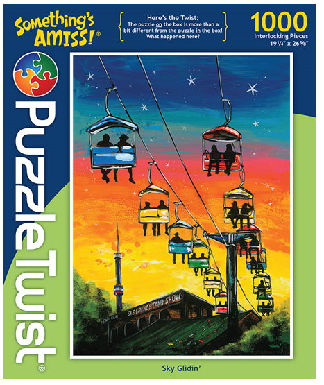 Sky Glidin 1000 Piece Puzzle Twist | GoodThings